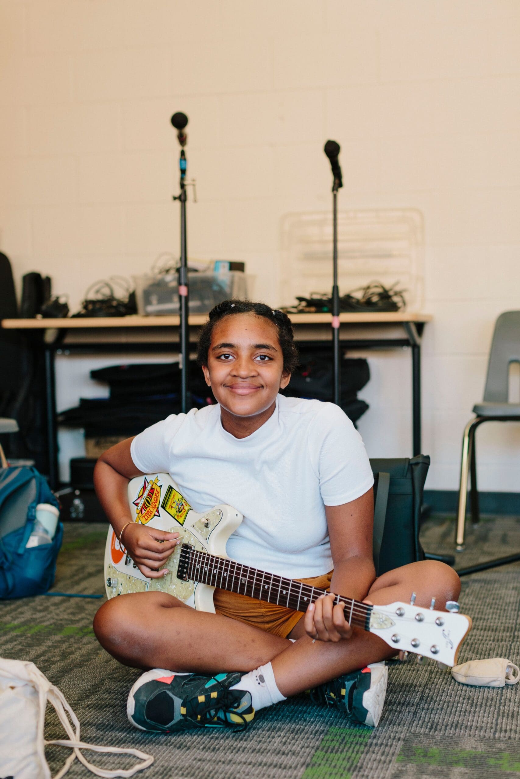 girl smiling